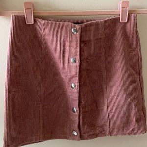 Corduroy skirt